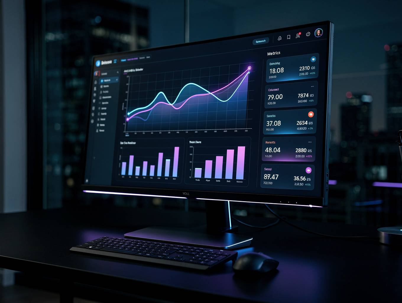 Expert reviewing market data