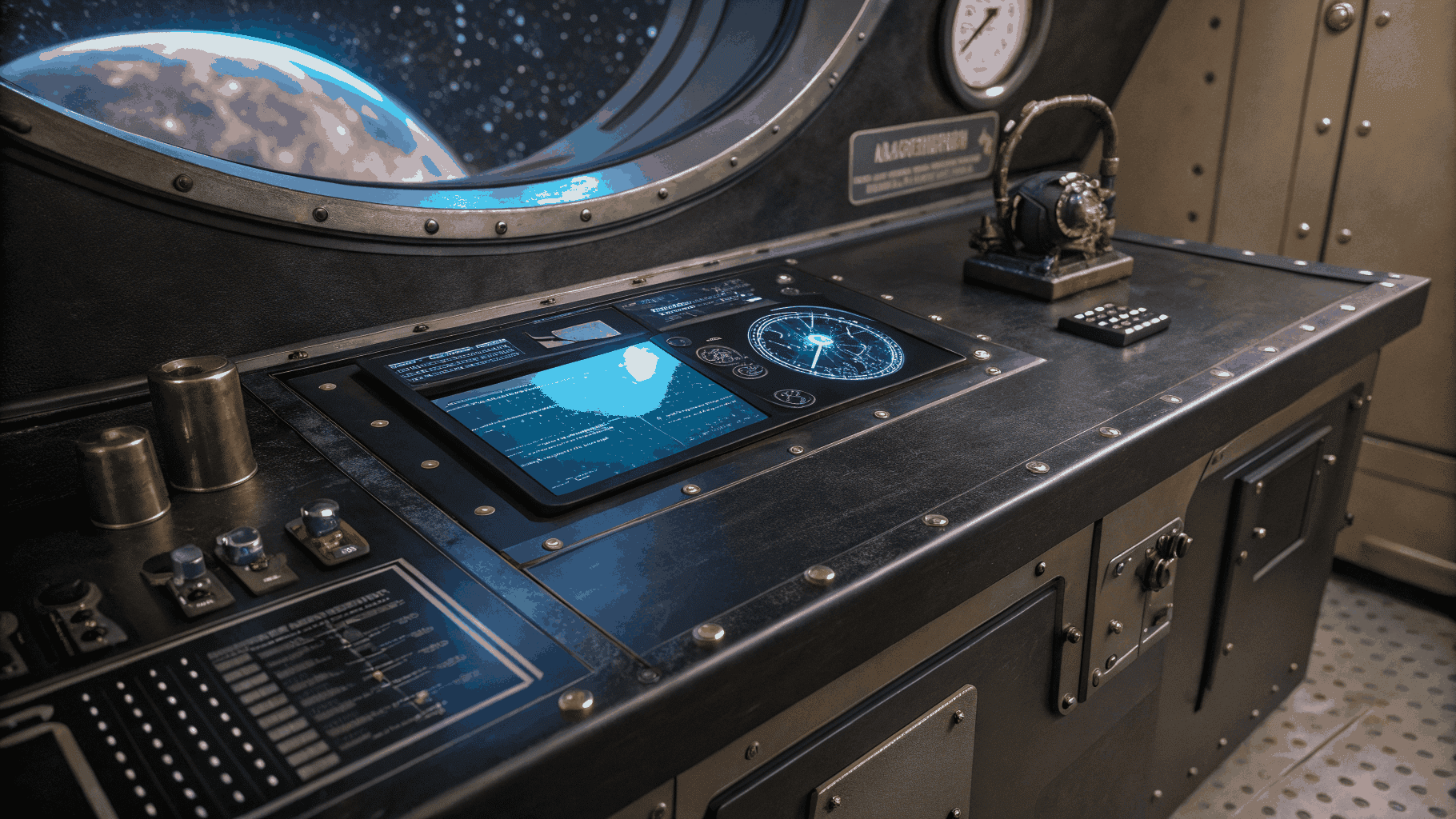 ZyrodeX futuristic trading command center